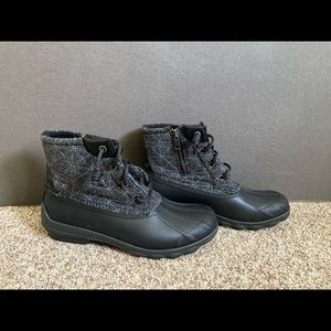 Sperry Quilted Wool Saltwater Duck Boot - Size 7